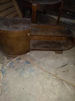 Retro dreveny nabytok, retro garnize - 4