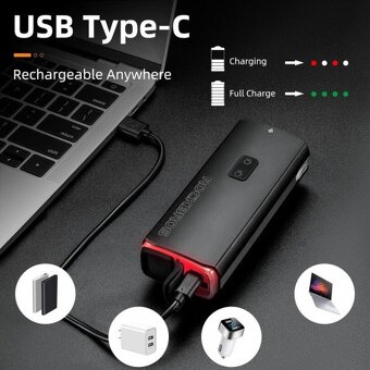 Svetlo+ powerbanka 10000mAh RockBross - 4