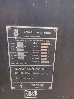JANKA G25 - Teplovodný kotol Made in Czechoslovakia - 4