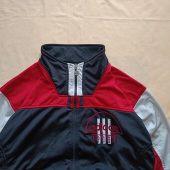 Vintage 80s Adidas tracksuit jacket retro tréningová bunda M - 4