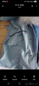 Zimná riflová bunda v.L-NOVÁ - 4