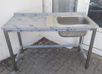 Umývacie stoly, nerezový gastro nábytok - 4