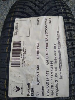 15" zimná sada RENAULT EXPRES,RENAULT ZOE. - 4