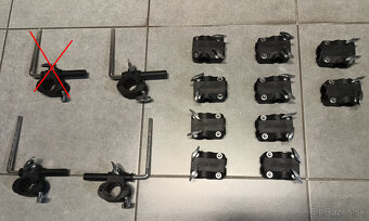 trubky, rúrky, clampy, ramená na bicie - 4