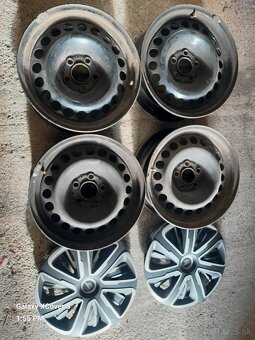 R16 5x112 plechace + puklice - 4
