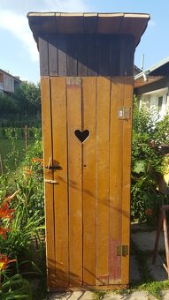 Drevená latrína s pevným dnom - 4