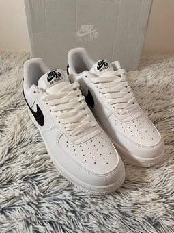 Nike Air Force 1 “ biela - čierna” - 4