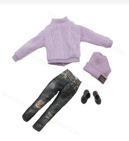 Štýlové oblečenie pre Barbie bábiku - 4