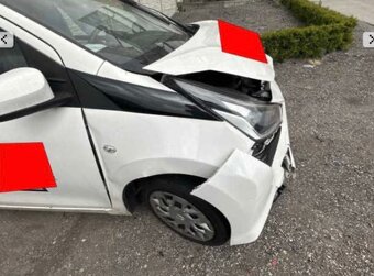 Predám havarovanú Toyota Aygo 999cm 53 kW tok 7/2020 - 4