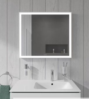 Zrkadlo Duravit LED osvetlením L-CUBE 80x70x7 so senzorom - 4