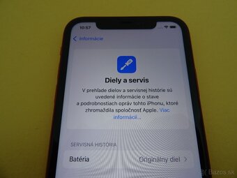iPhone 11 64GB RED - ZÁRUKA 1 ROK - 100% BATERIA - 4