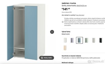 IKEA SMÅSTAD / PLATSA skrinka+komoda - 4