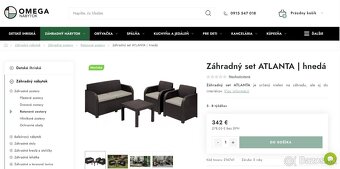 Na predaj zahradny nabytok Atlanta umely ratan - 4