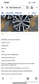 Elektrony 5x114,3 r 20 - 4