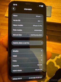 Predam Iphone 12 PRO 128gb Pacifik Blue - 4