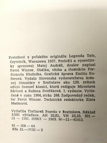 Legenda Tatier - K.P. Tetmajer (1964) il. F. Hložník - 4