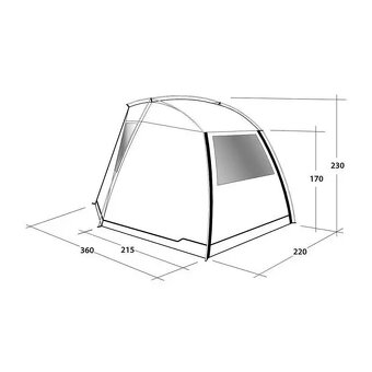 Outwell Woodcrest Vehicle Awning - 4