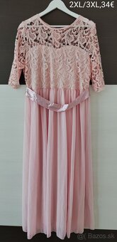 Dlhé spoločenské šaty 2Xl/3Xl - 4