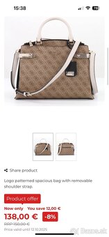 Dokonalá kabelka Guess, PC 179,- € - 4
