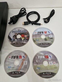 PlayStation 3 Slim 320GB čierny - 4
