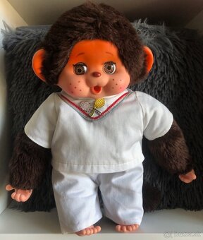 Velky hnedy moncici monchichi moncicak monchhichi - 4