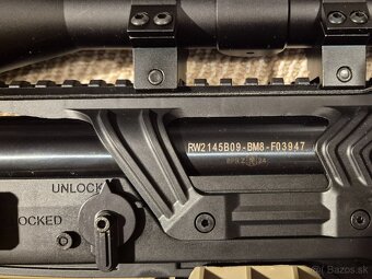 Vzduchovka skladacia Black bunker BM8 4.5mm black - 4