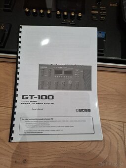 Predám  mutiefekt BOSS GT 100 V2 - 4