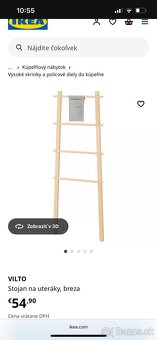 IKEA VILTO dreveny stojan na uteraky - 4