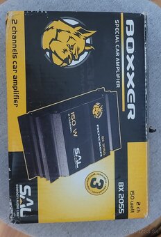 SAL BOXXER BX2055 – 2-kanálový auto zosilňovač - 4