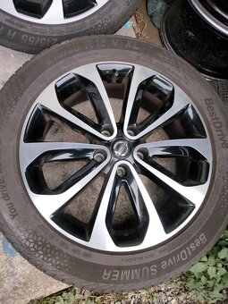 ☀️4ks alu disky orig. Nissan 5x114,3 R18 zanovne pneu 7mm - 4