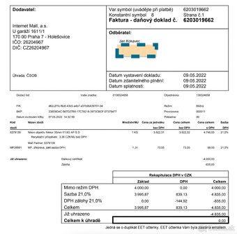 Nikon objektiv Nikkor 35mm f/1.8G AF-S D - 4