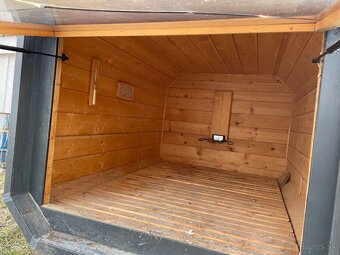 Sauna na chatu, záhradu, dom alebo korbu auta z dreva - 4