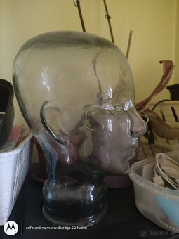 Sklenená hlava ,- na parochne atď ... - 4