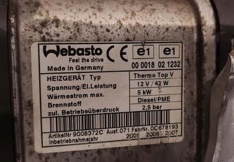 Webasto Thermo Top V - 4