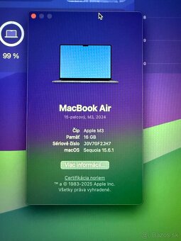 MacBook Air 15" M3 SK 2024 Polnočný - 4