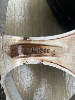 Hlinikove disky Anzio 6Jx16 H2 ET50 Pneu 205/55R16 - 4