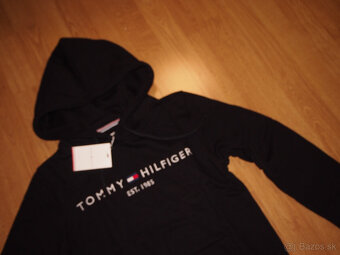 Tommy Hilfiger dámska mikina tmavomodrá s kapucnou - 4