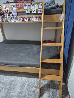 Poschodová posteľ 140 Terry Masív - 4