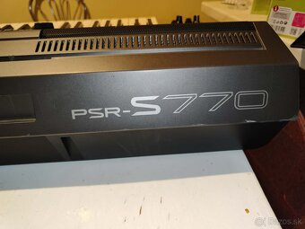 Yamaha PSR S770 Profesionálny keyboard - 4
