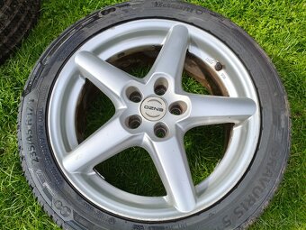 Disky 17" 5x108 7Jx17 + Letné Pneumatiky Barum R17 235/45 - 4