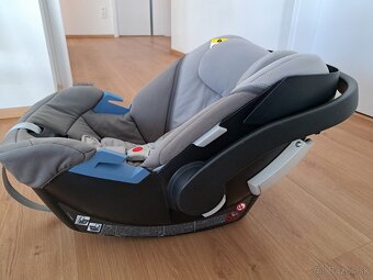 Cybex Aton 5 Soho Grey s isofix základňou, vložka vlnienka - 4