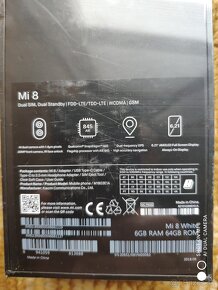 Predám Xiaomi Mi 8 6GB/64GB White+notifikačna dióda - 4