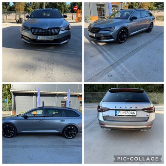 Škoda Superb IV Combi Sportline–360 kamera,panoráma,webasto - 4