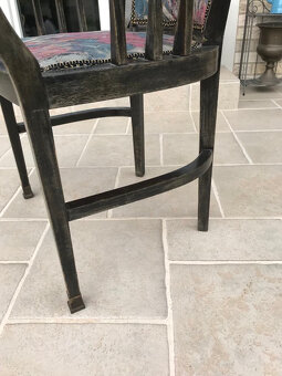 starožitne kreslo- stolička - 4