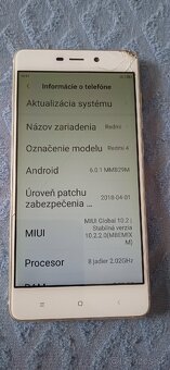 Predám mobil Xiaomi Redmi 4 prime - 4