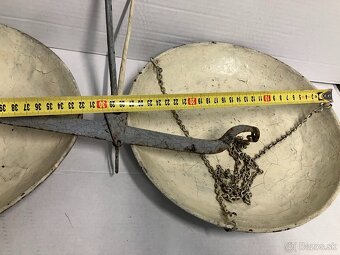 Závesná misková váha starožitná - 4