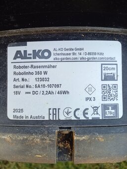 Predam roboticku kosacku ALKO - 4