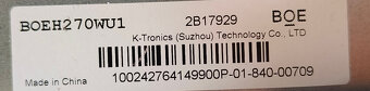 Displej / matrica ViewSonic BOEH270WU1 / 27" 1080p - 4