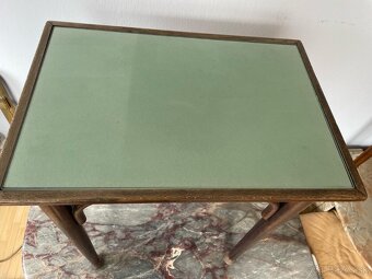 Orginal Thonet stolik so Sklom - 4