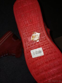 Červené oteplene tenisky 41 - 4